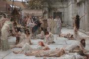 Alma-Tadema, Sir Lawrence The Women of Amphissa (mk23) Sweden oil painting reproduction